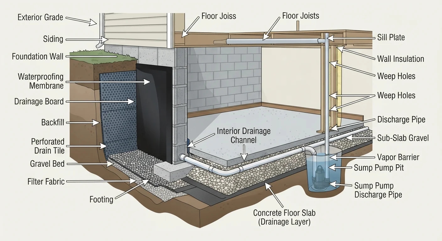 Basement Waterproofing Methods: Interior, Exterior, and Everything Between