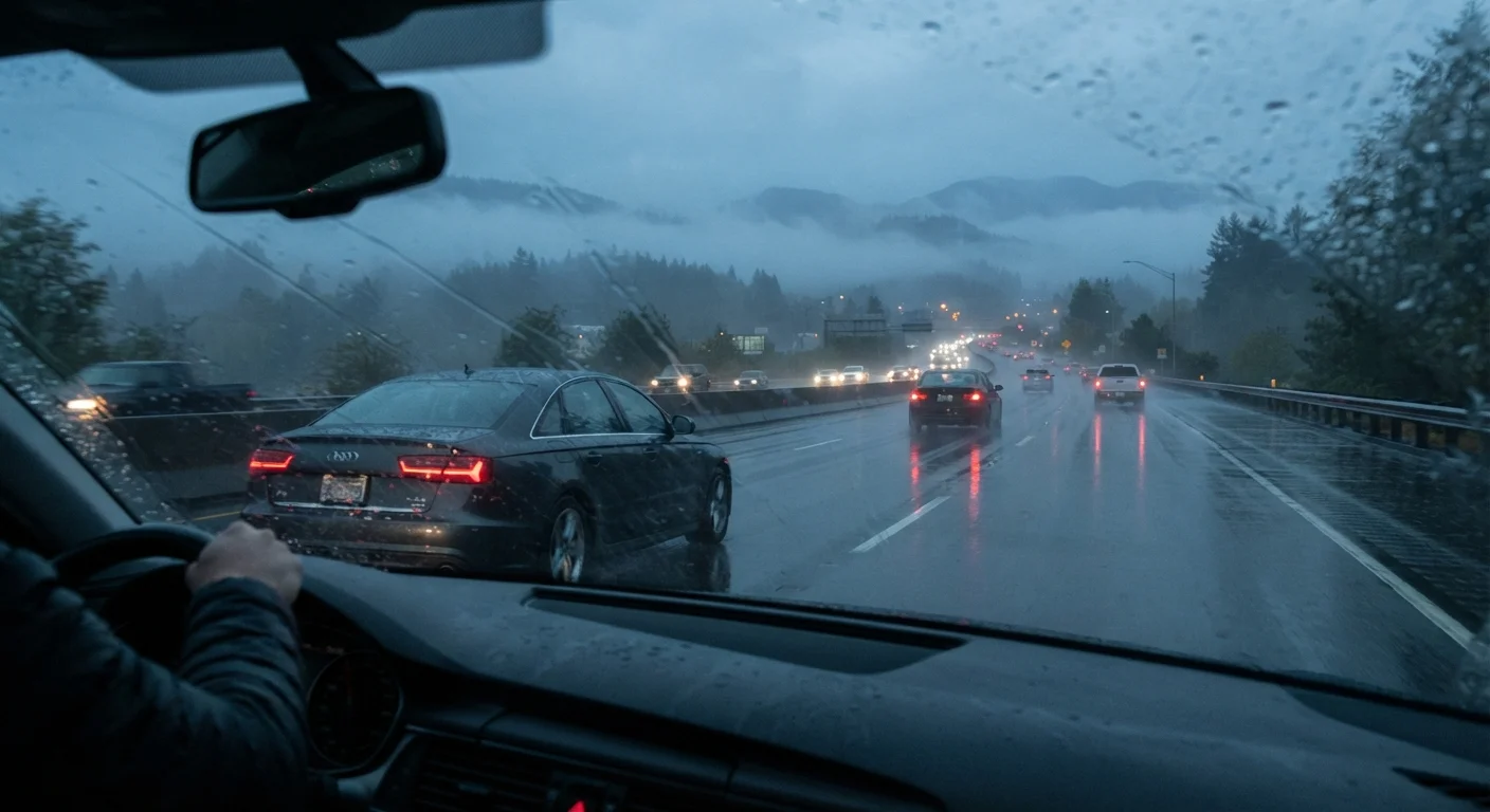 Driving in Rain, Snow, Ice, and Fog: What Changes and Why
