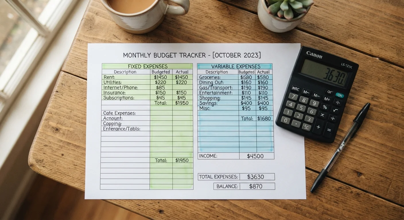 Fixed vs. Variable Expenses: What the Difference Means for Your Budget