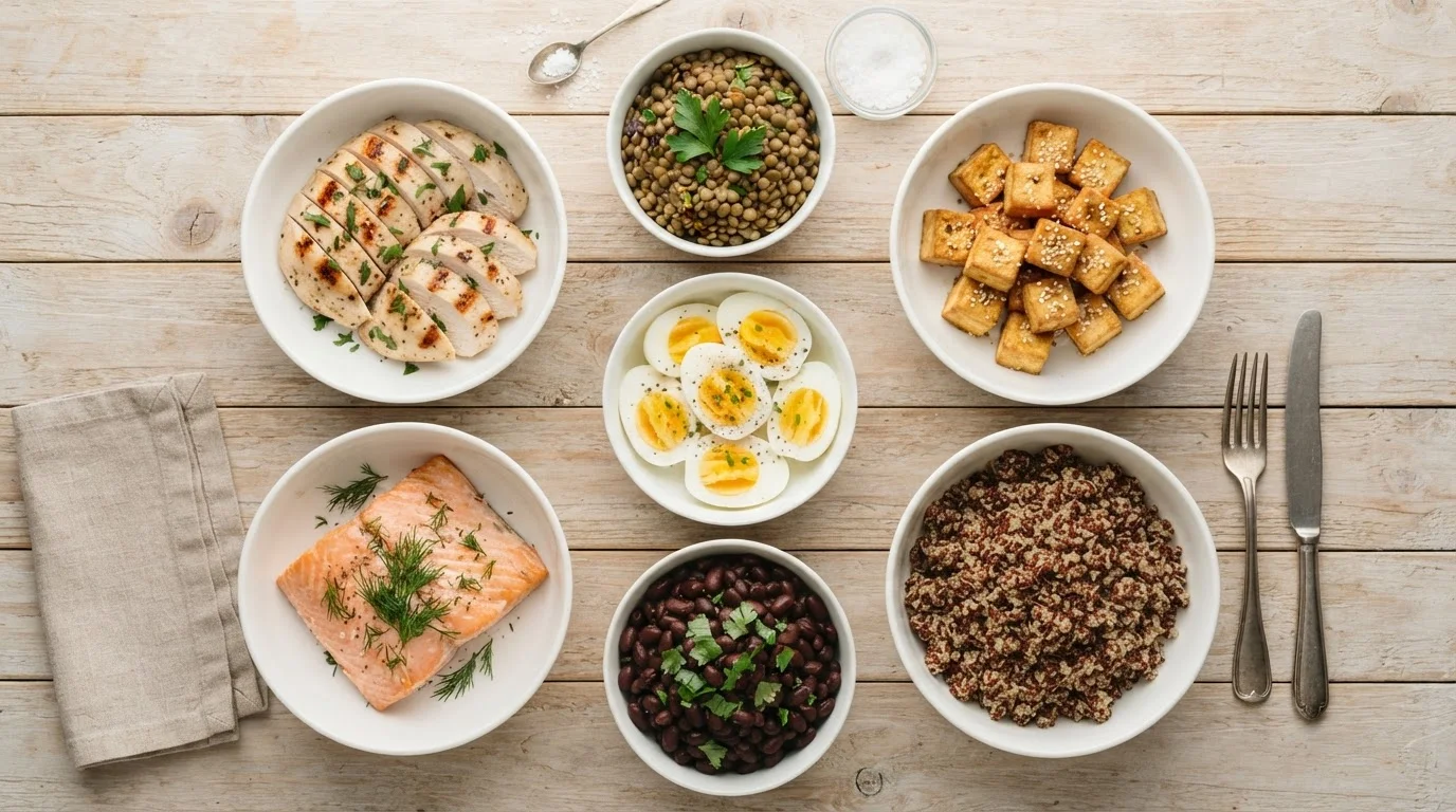 Protein Sources Side by Side: Animal vs. Plant Options
