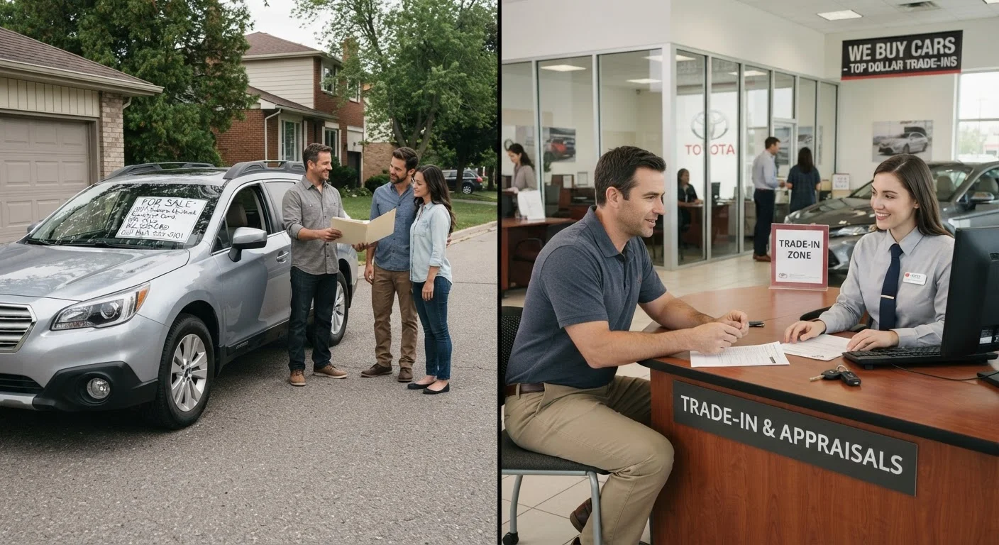 Selling Your Car Privately vs. Trading It In at a Dealership