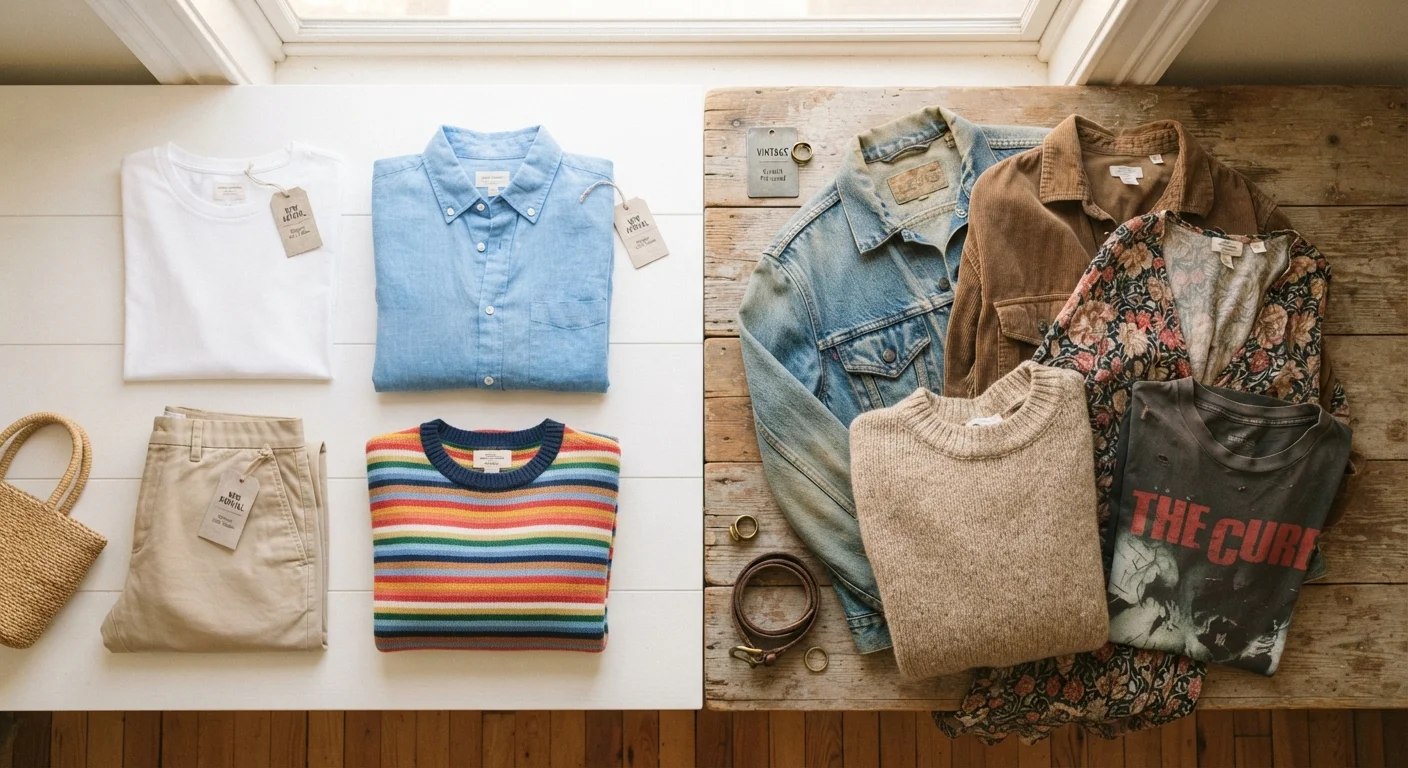 Shopping Fast Fashion vs. Secondhand: What Each Approach Actually Involves