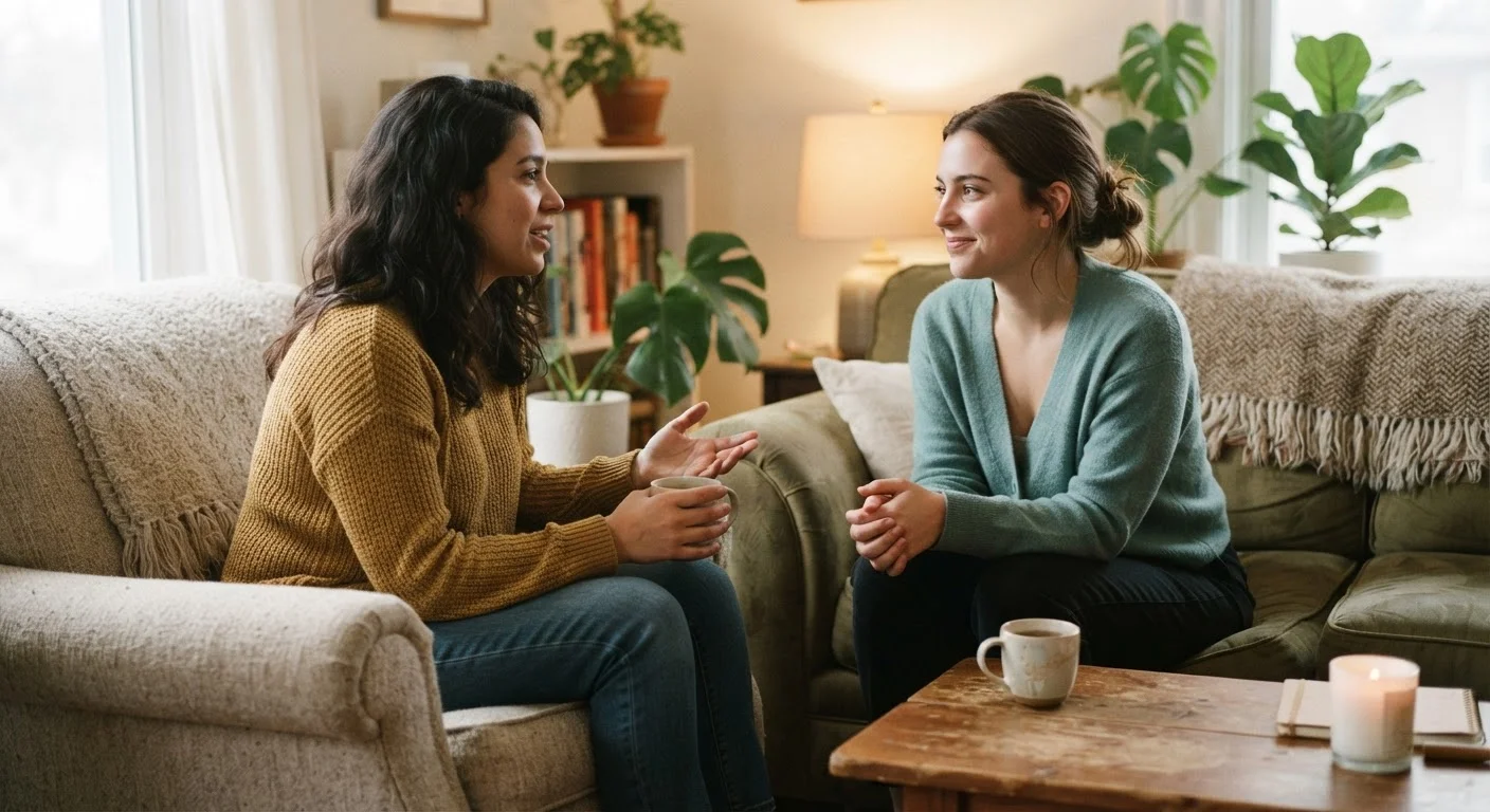 Talking to Someone You Trust vs. Seeing a Therapist: How to Think About It