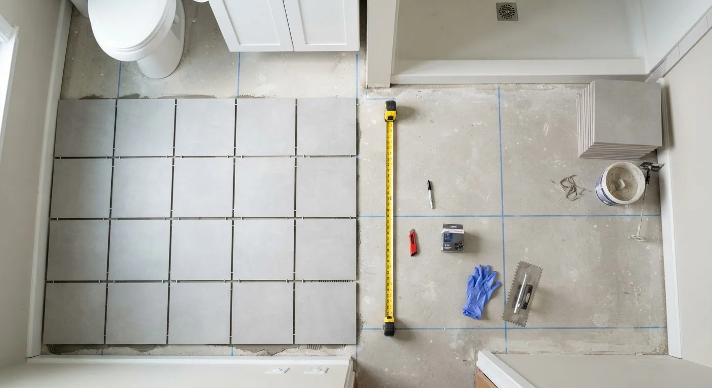 Tile Layout Principles That Prevent Awkward Cuts and Lopsided Patterns